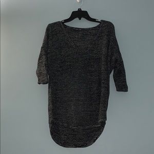 Express v-neck multicolored sweater